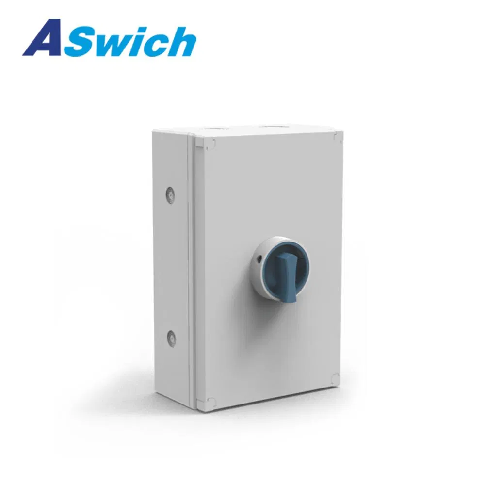 IP66 415V/690V AC 10A 16A 20A 25A 32A 40A 50A 63A 80A 100A 125A Interruptor Isolador Solar PV AC/DC à Prova d'Água e à Prova de Tempo