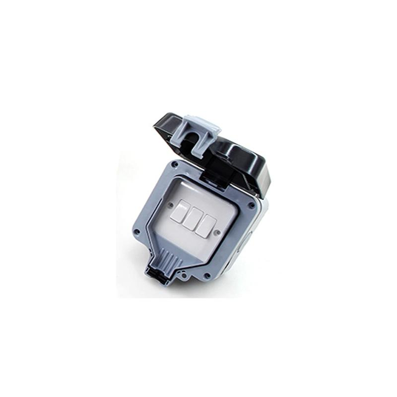 Tomada de Interruptor à Prova d'Água IP66 Externa com Interruptor