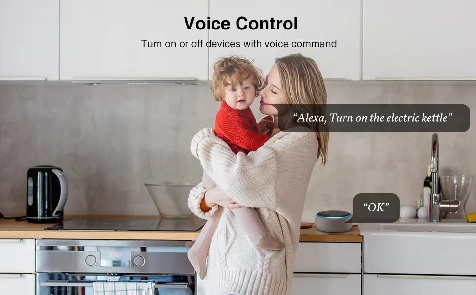 Plug Inteligente Tuya WiFi Tomada Universal com Monitoramento de Energia 16AMP Controle de Voz Alexa Produtos para Casa Inteligente