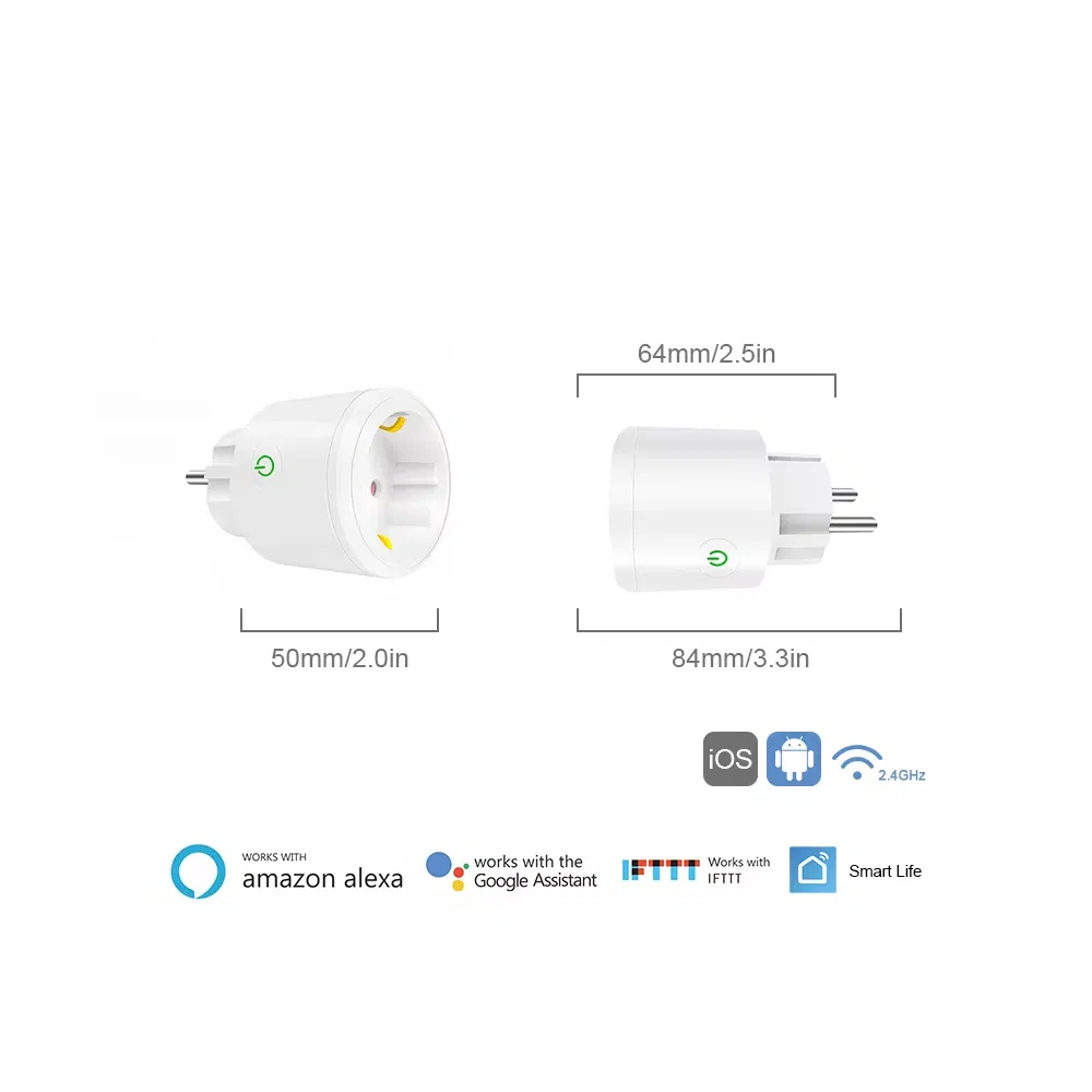 Tomada Inteligente WiFi de Parede 2