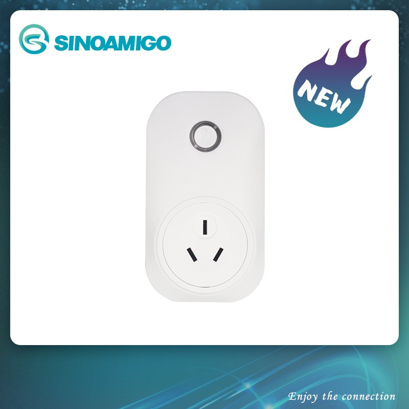 Sinoamigo Controle Remoto Inteligente WiFi Plugue Inteligente