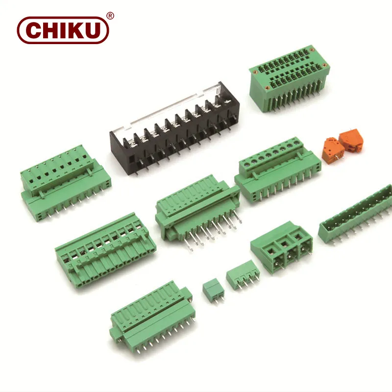 Conector Fêmea Bloco de Terminais PCB Série Bph Conector Plugável Reto para Controle Industrial