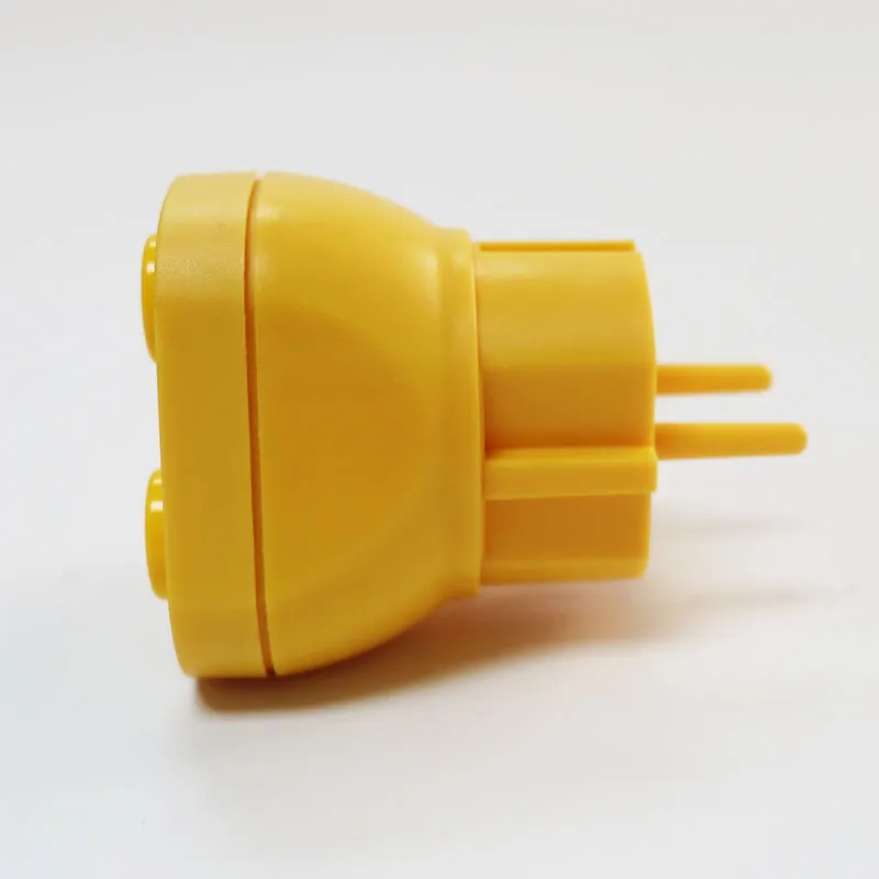 Estação de Aterramento ESD Integrada - Plugue EU com Conectores Snap Triplo 10mm para Conexão Simultânea de Tapete, Pulseira e Equipamento