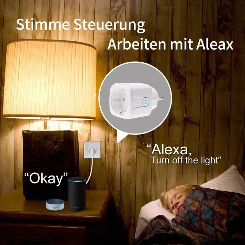 Abuk EU Tuya Plug Inteligente Conexão