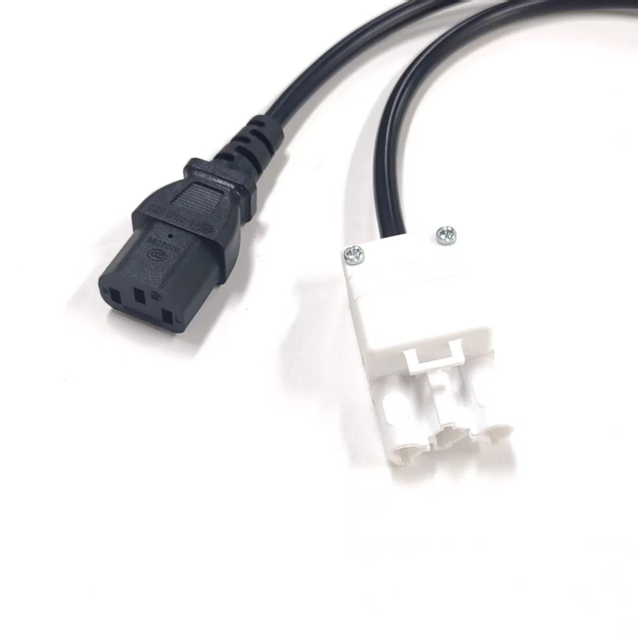 Cabo divisor Y de conector coaxial RF IEC C14 para IEC C13/ St18