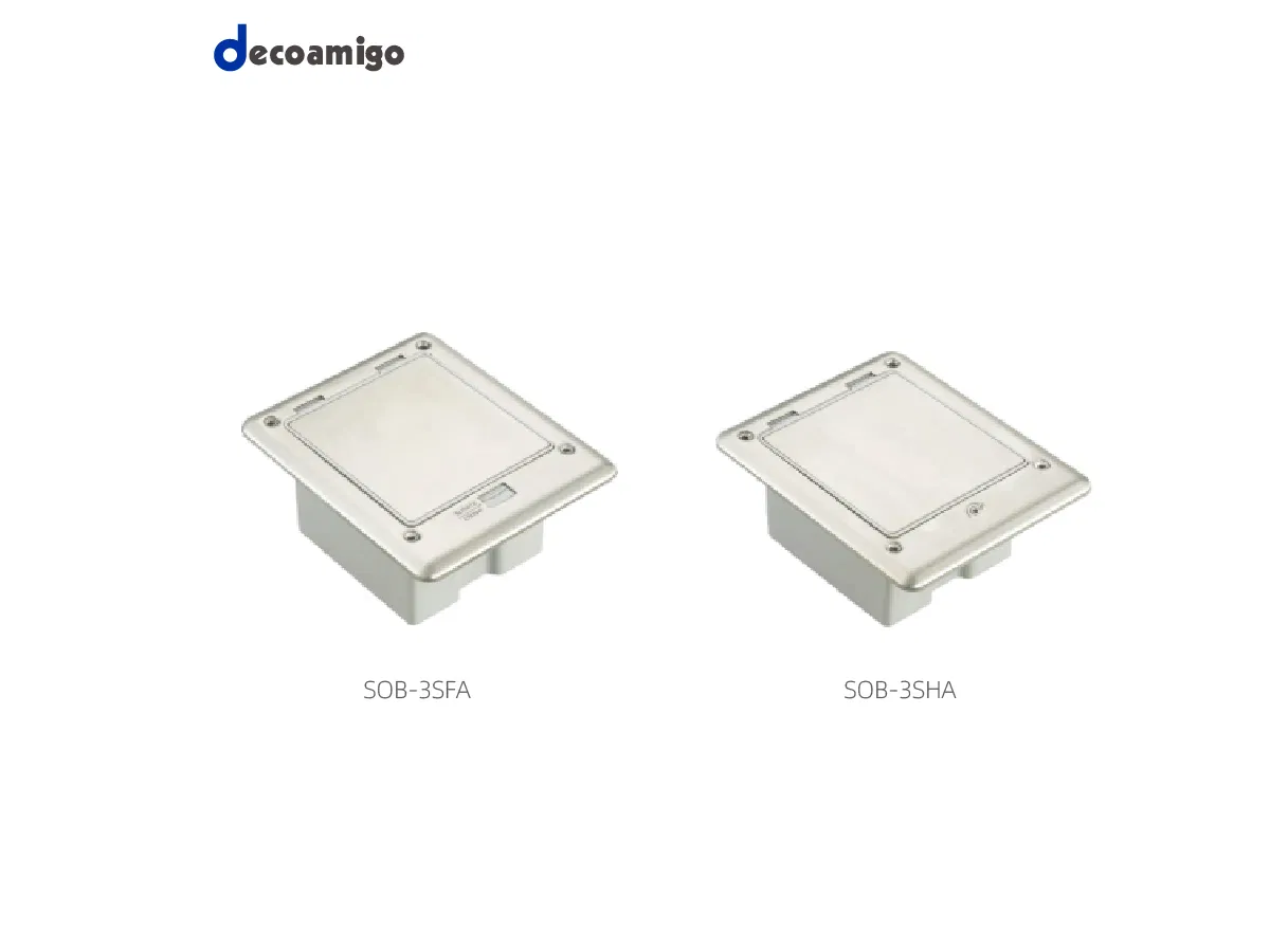 Receptáculos de tomada de piso elétrico à prova d'água do novo tipo Decoamigo