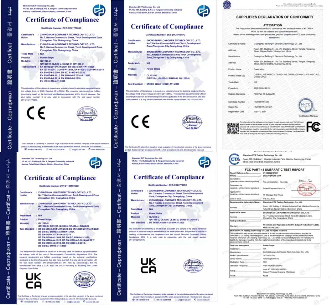 Certificados de conformidade regulatória