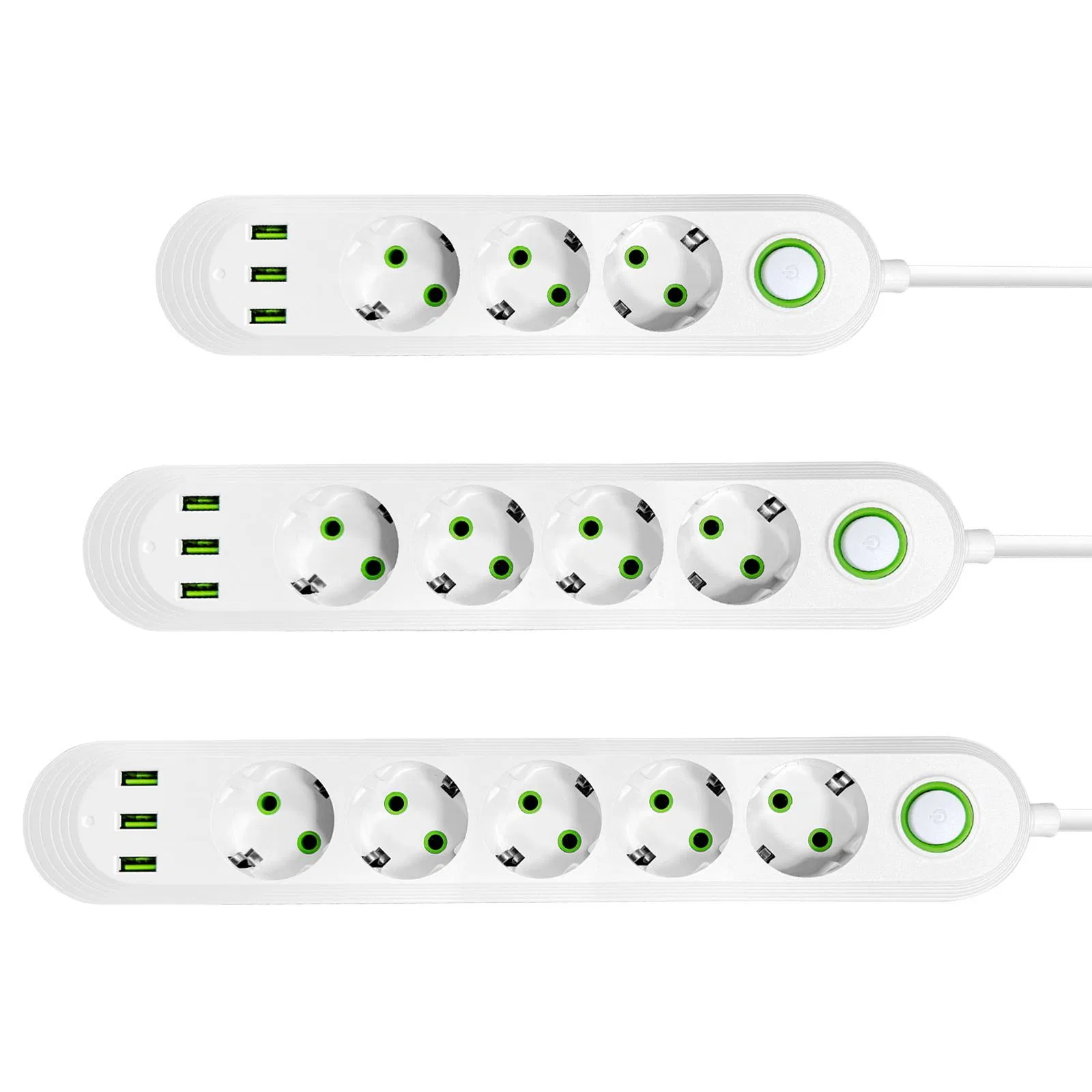 2500W Multiponto de Alta Potência e Tomada Multi EU