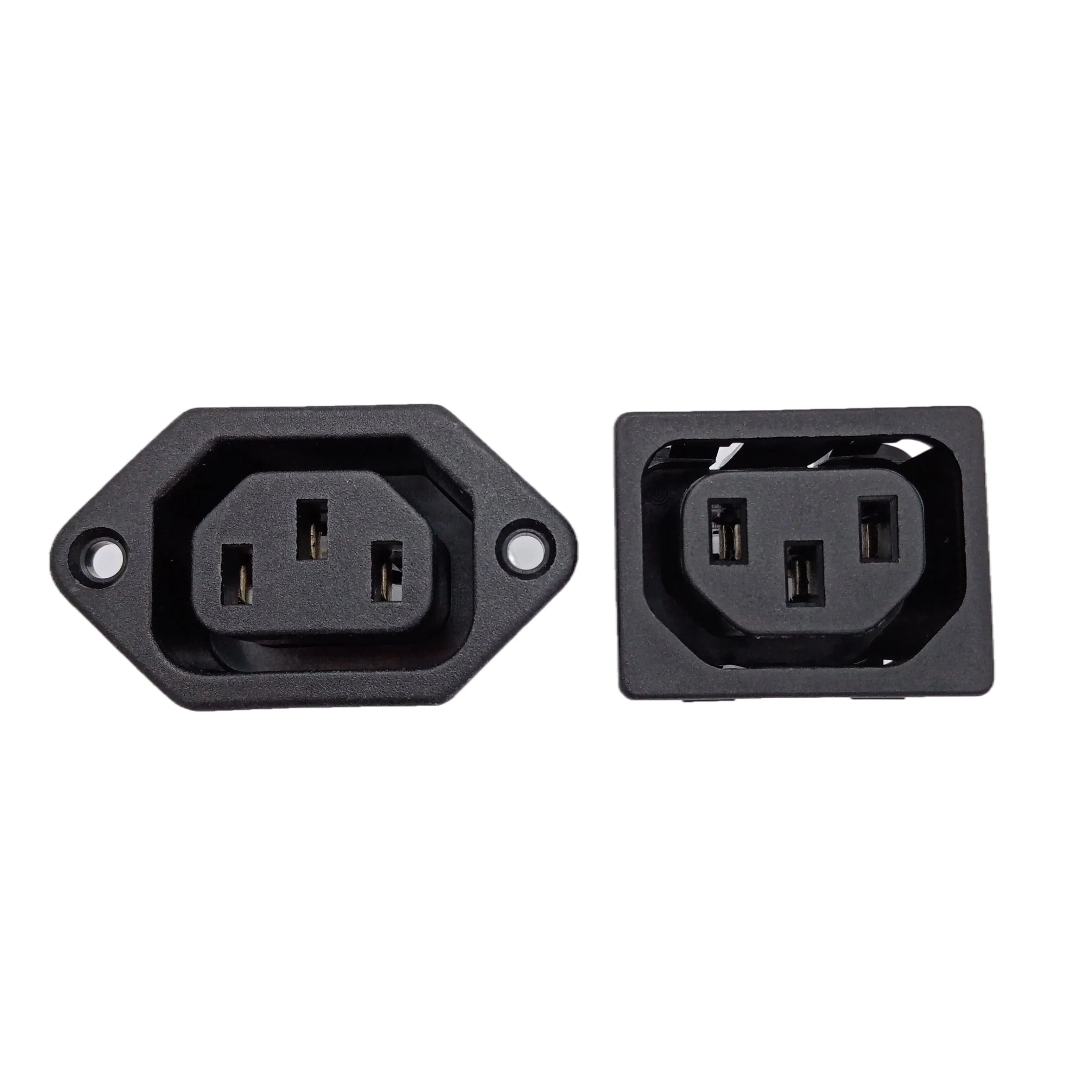 3pin 250VAC 10A IEC 60320 C13 Conector de Tomada de Energia AC IEC