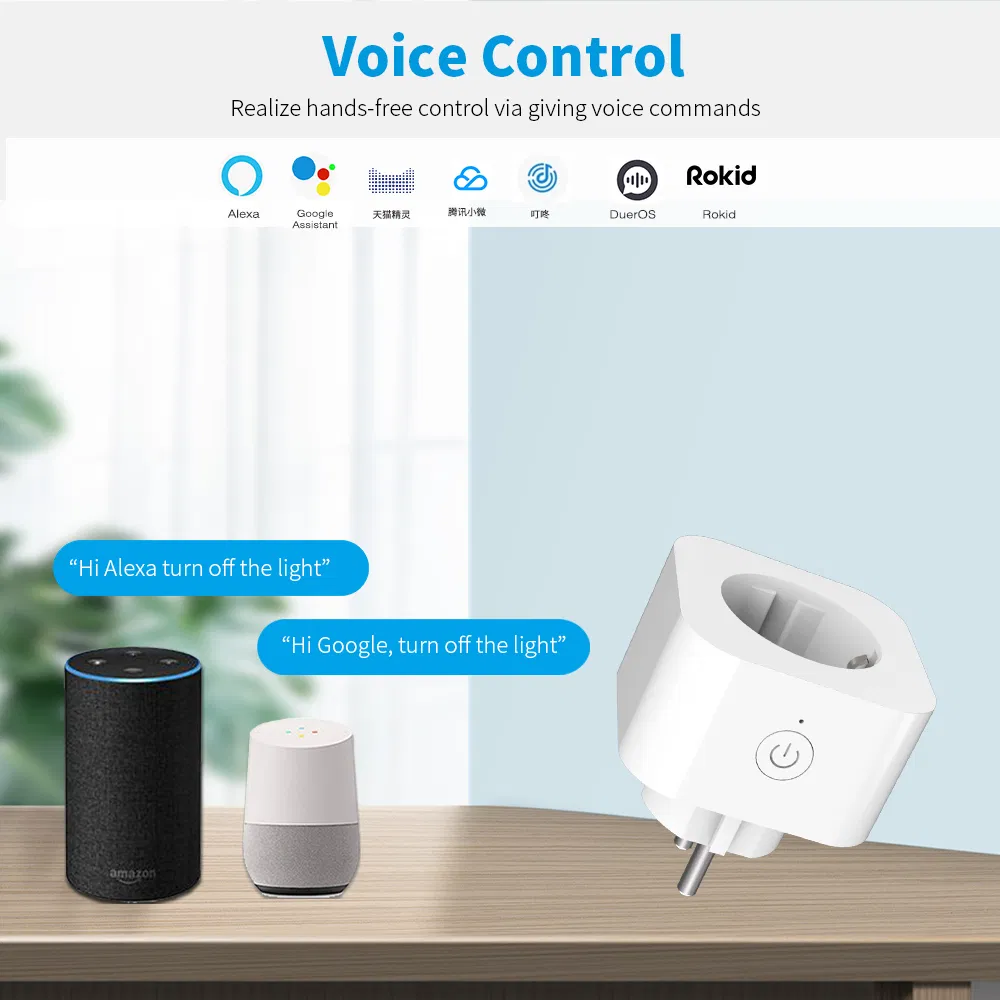Tomada de Parede Remota Minco Home Monitoramento de Energia Programação de Temporização Saída WiFi Tuya Plugue Inteligente