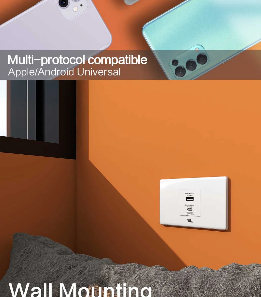 Tomada Universal com Portas USB para Acesso Fácil
