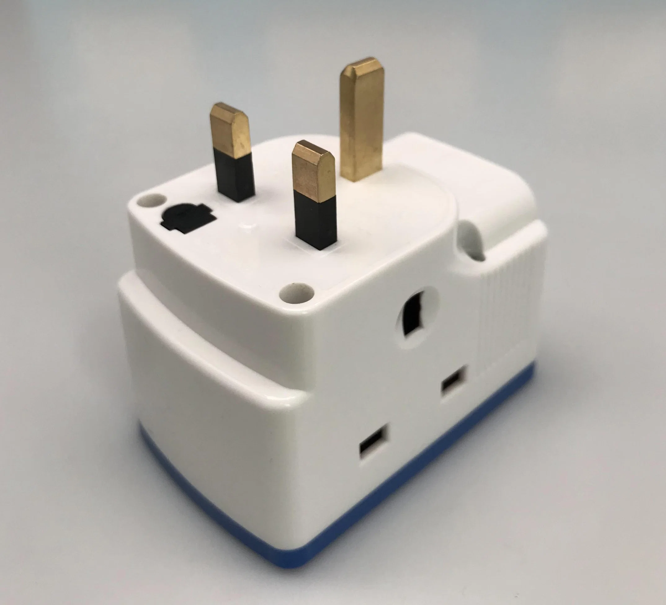 Adaptador de Carregador de Bateria USB para Laptop Móvel com Tomada Multi UK