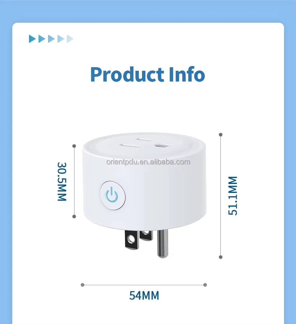 Am3 Nós 10A Plugue Inteligente WiFi Controle por APP Certificado pela FCC