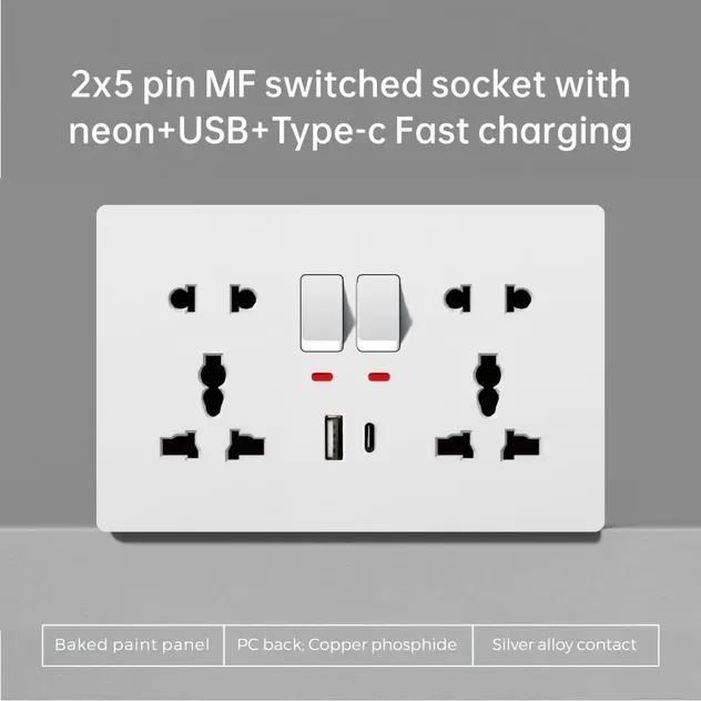 Carregamento Rápido USB Tomada de Parede Elétrica