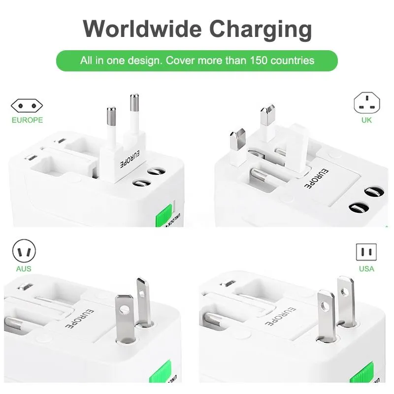 Melhores Vendas Mundialmente Carregador Presente Promocional Adaptadores de Viagem Adaptador Universal Adaptador de Viagem Plugue Internacional Plugues e Tomadas Elétricas