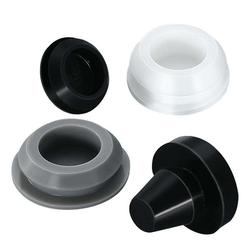 Plugues de Silicone de Grau Industrial, Tampas de Vedação Resistentes a Óleo para Máquinas e Painéis de Controle