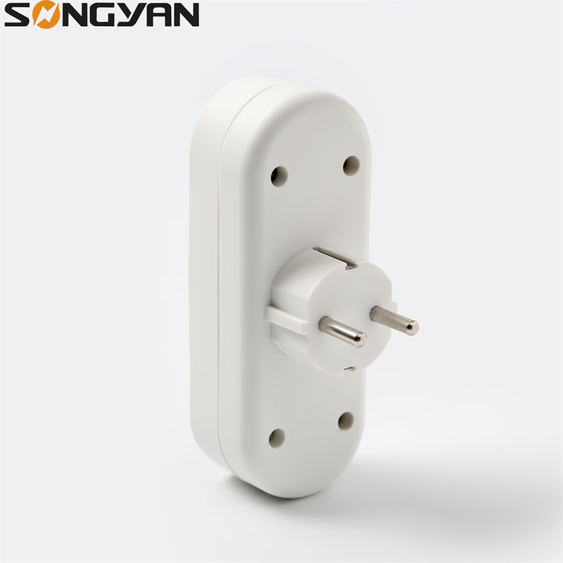 Adaptador de viagem multi tomada da UE com USB