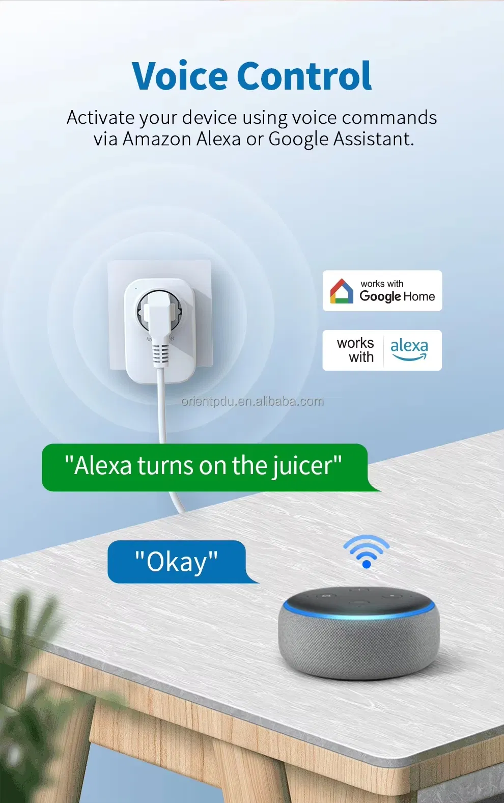 Ea6 EU Tuya Casa WiFi Tomada Inteligente Logotipo Personalizado Marca Soquete de Parede