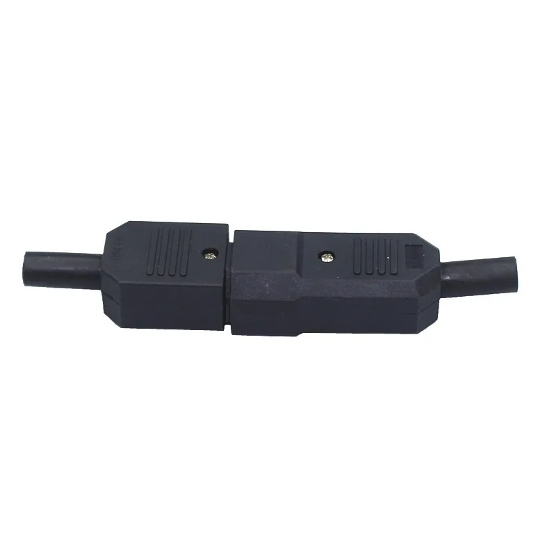 Cabo de Extensão de Energia UL 15A 250V IEC C14 com Conector de Plugue Industrial Masculino e Feminino C13