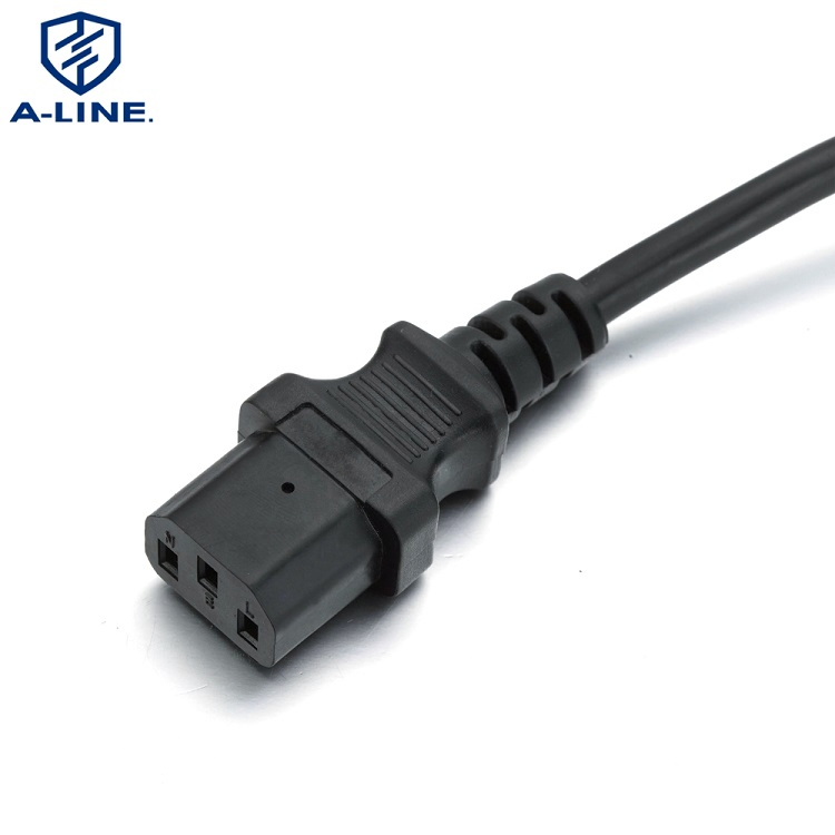 Cabo de Alimentação Conector aprovado pela VDE Europeu 10A 250V IEC C13 e C14