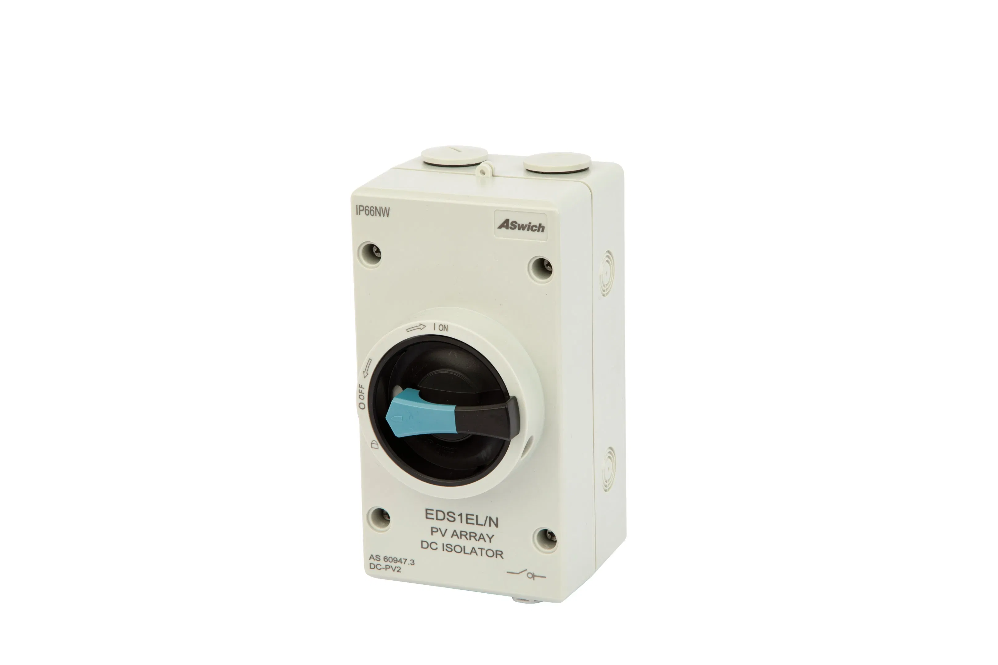 Solar Combiner Box 32A PV DC Isolator Switch DC Disconnect with Solar Connector Waterproof IP66 for off/on-Grid Solar Power System, Residential Commercial Solar
