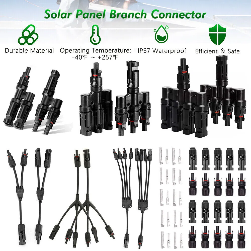 T Branch Cable Solar Connectors