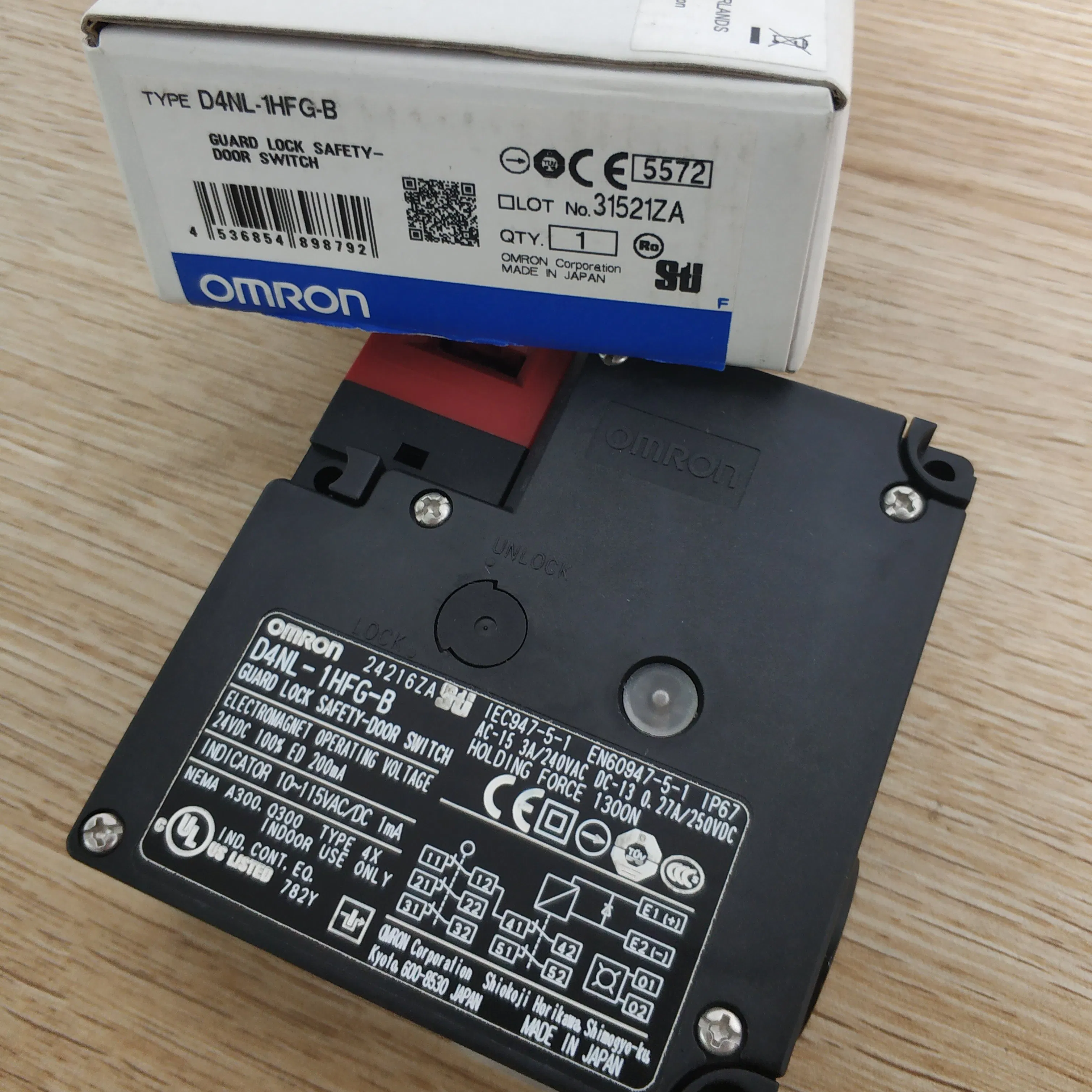 Industrial Valve Controller, Lock Safety-Door Switch, Solenoid Assembly