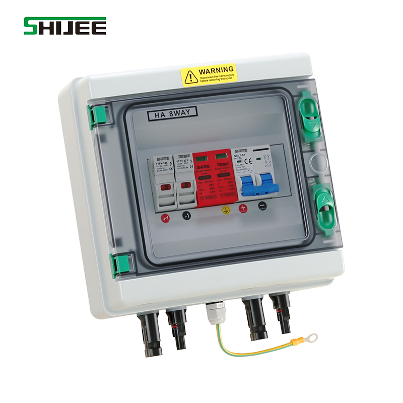 Shijee High Quality Suzhou Solar Panel Junction Box Connection Unit PV DC Photovoltaic Combiner Box