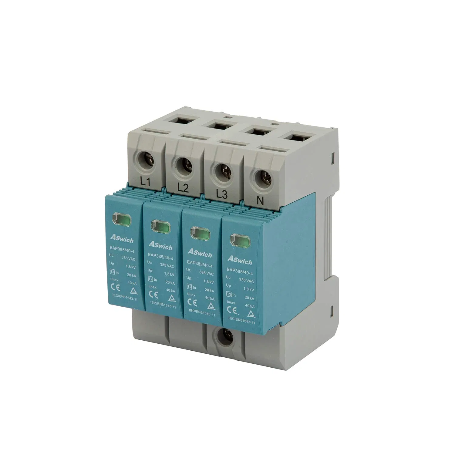 2p 3p 500V 600V 1000V 1500V Solar PV DC SPD Surge Protector Device