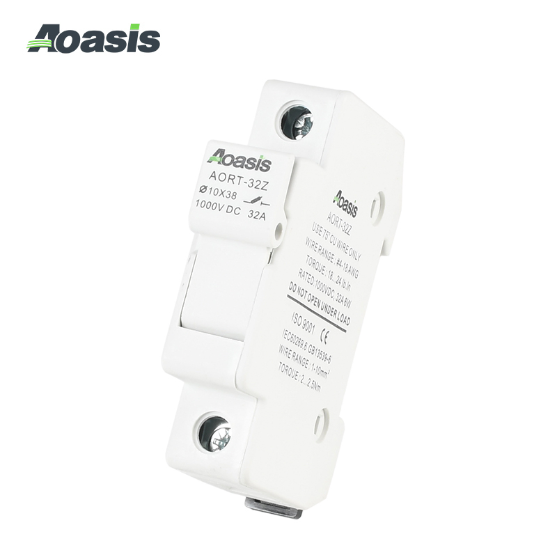 Aoasis Aorz-32 Fuse 10X38 15A 1000VDC 1-32A Solar DC Breaker Fuse Holder Protection PV Fuse