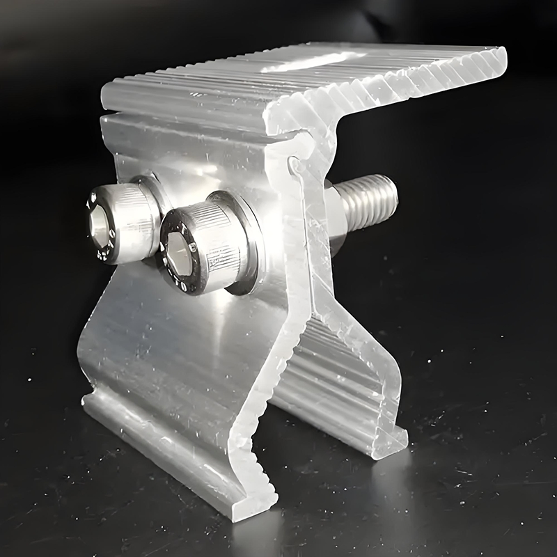 OEM Photovoltaic Panels Photovoltaic Stand Manufacturer Galvanized Steel Photovoltaic Panel PV Mounting Fasteners Extruded Rails Profile