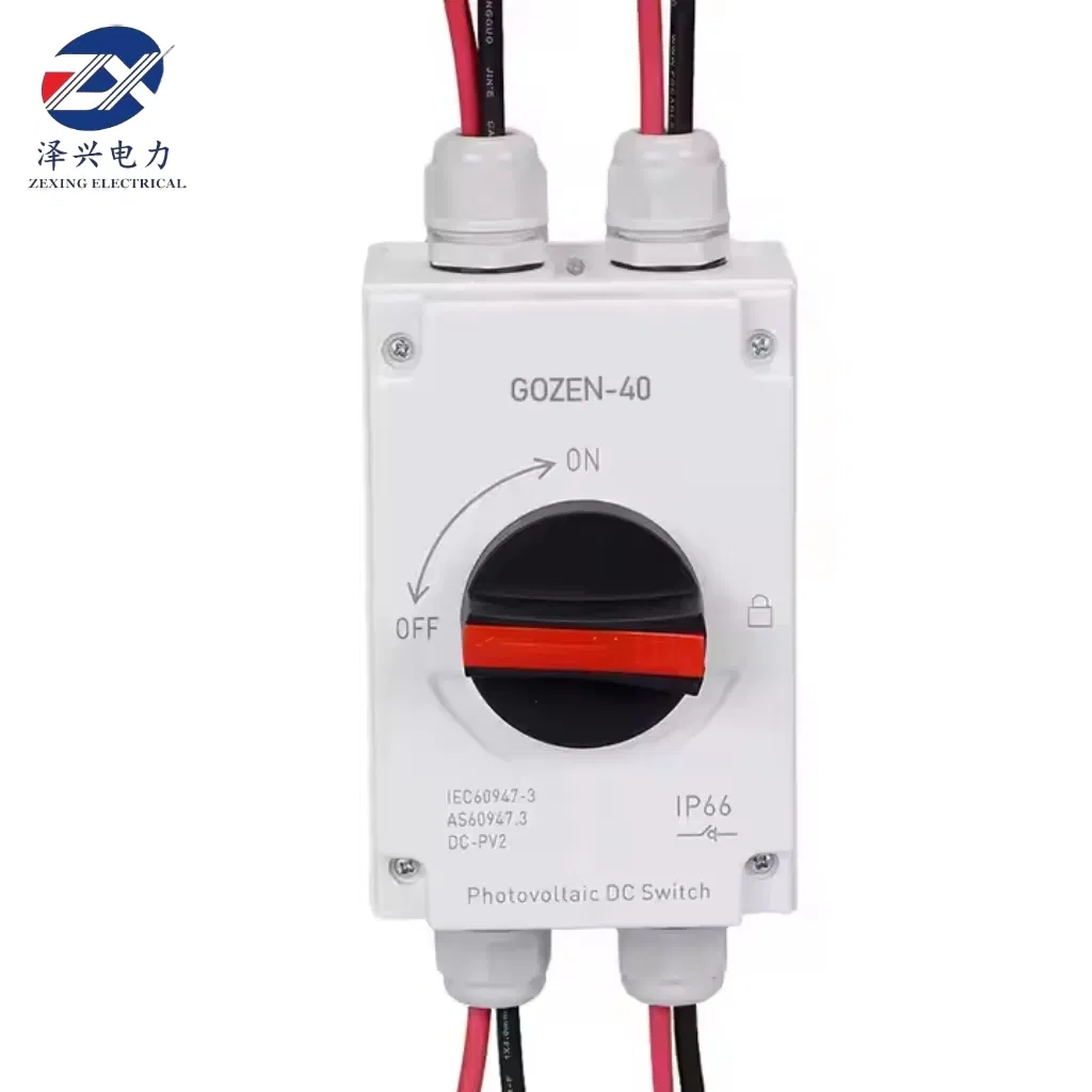 Air Conditioner Disconnect Switch Adapted for PV DC System Safety Isolation