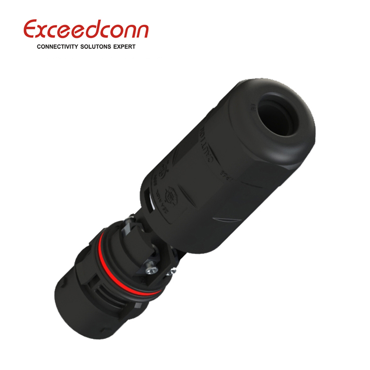 5 Pin AC PV Inverter Male Plug Cable Wire Connector