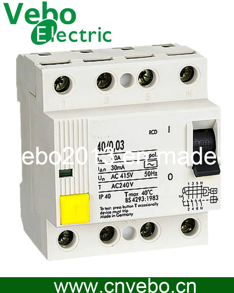 Nfin 4p/M RCD, Residual Current Device