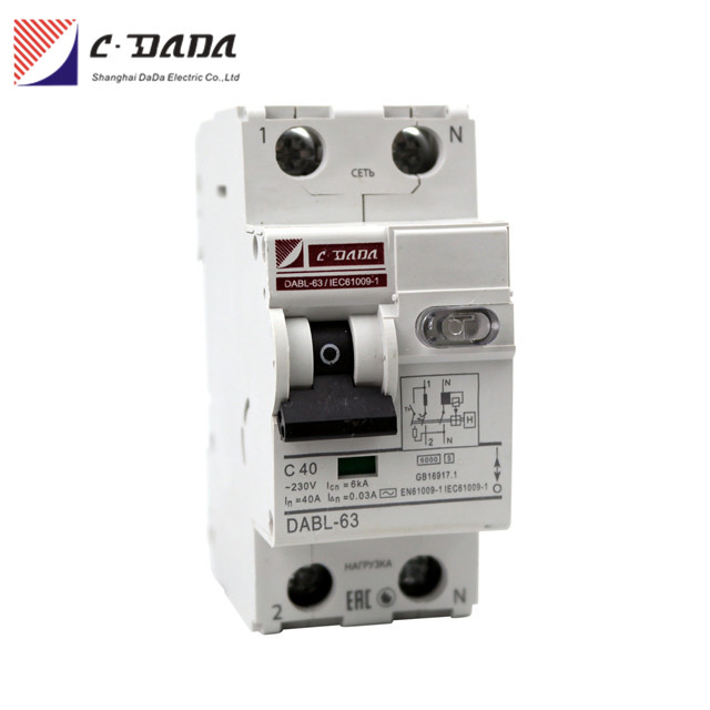 30mA Residual Current Device with 6ka Electronic RCBO Certification