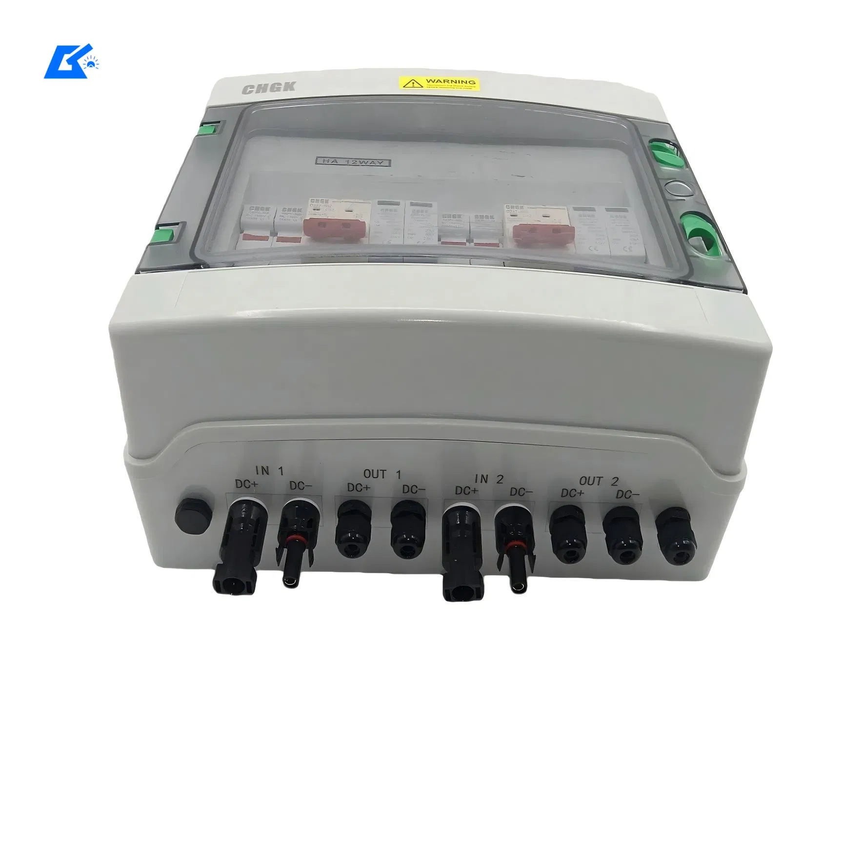 2in 1 out IP65 PV Junction Box 1000V 1500V DC Solar Array PV Combiner Box for Solar Panel