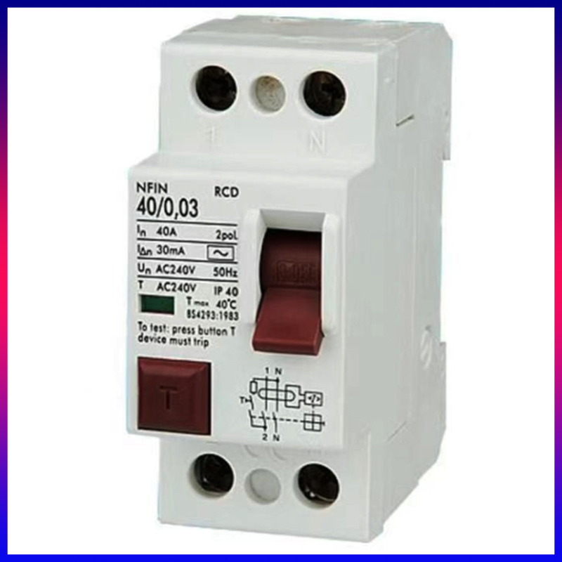 2p 4p Nfin RCD 25A-63A 230/400V Residual Current Devices Y30