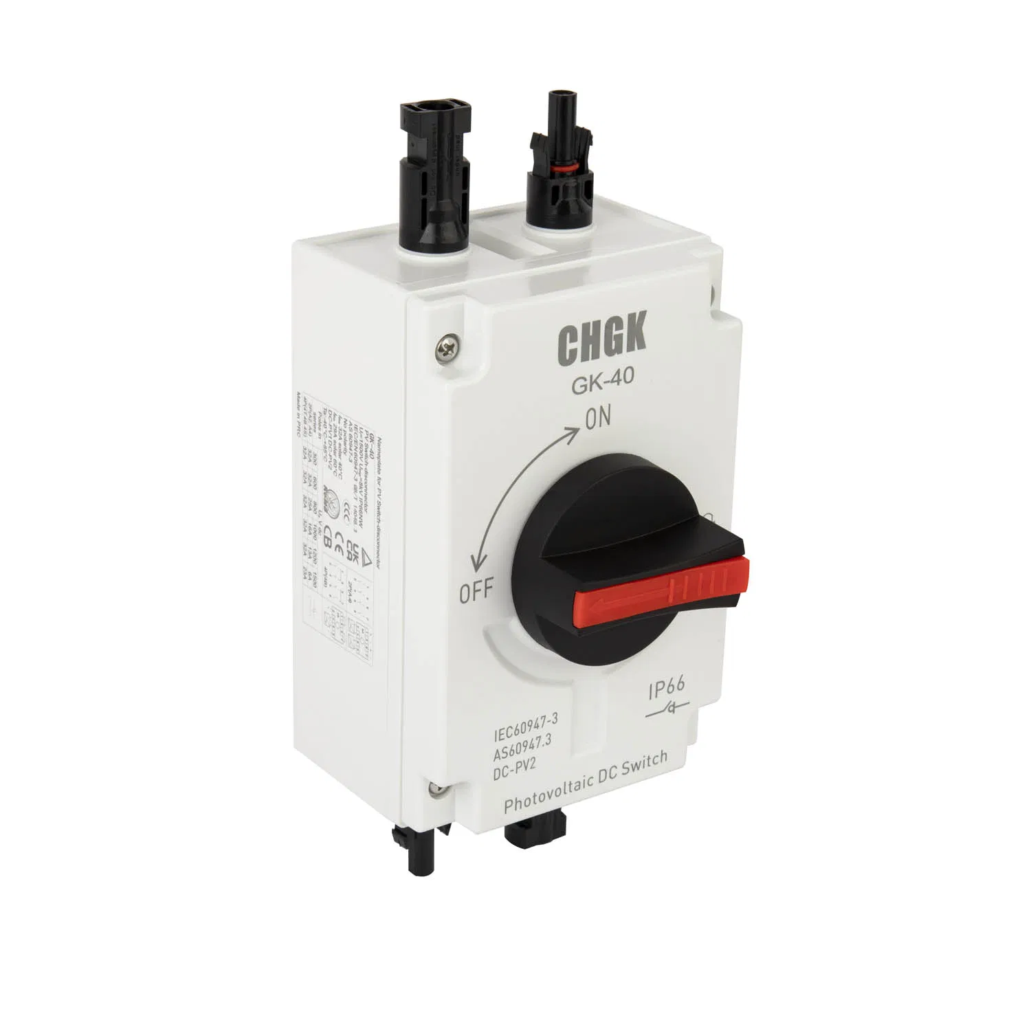 2p 4p 1200V DC Isolator Switch Solar PV Disconnect Circuit Breaker for Photovoltaic System