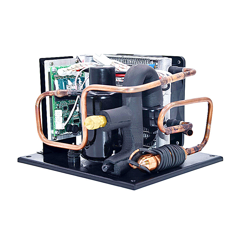 DC12V 300W Low Noise Smallest Condensing Unit for Mini Fridge Freezer Portable Air Conditioner Micro Chiller