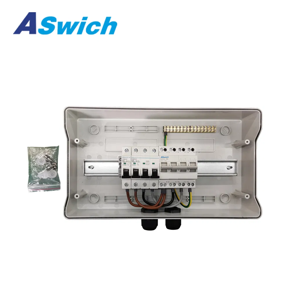 1000V 20A 2 in 2 out Aswich Solar String PV Array DC Combiner Box Junction Box