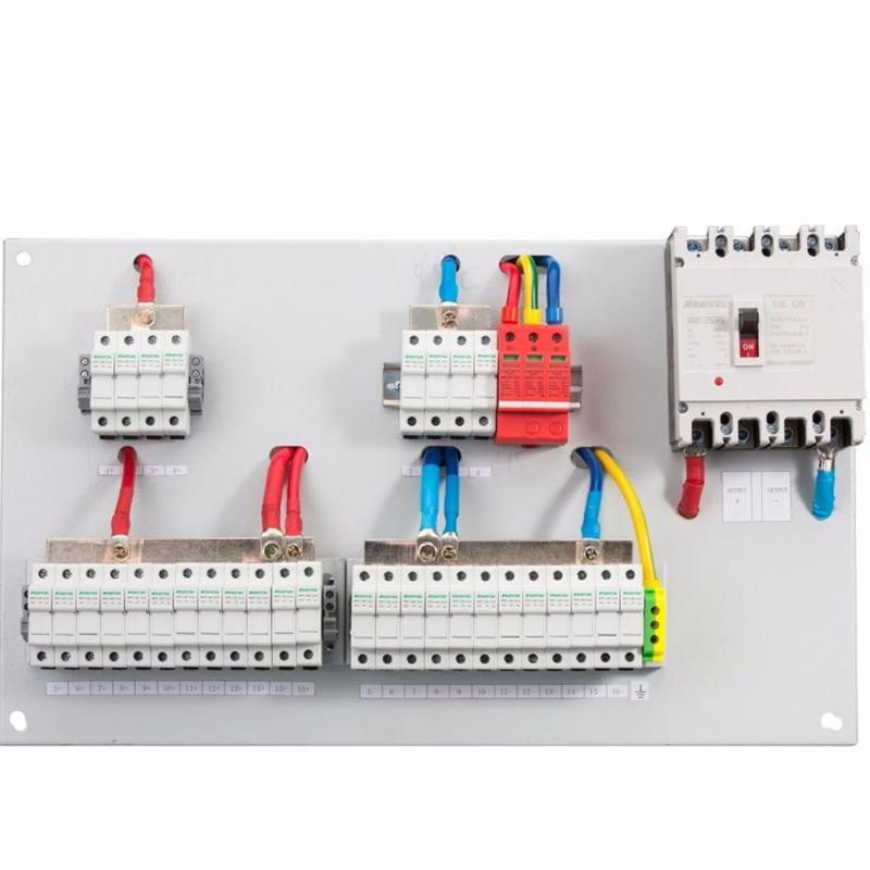 off-Grid PV Combiner Box for Solar Arrays with Integrated Lightning Arrester