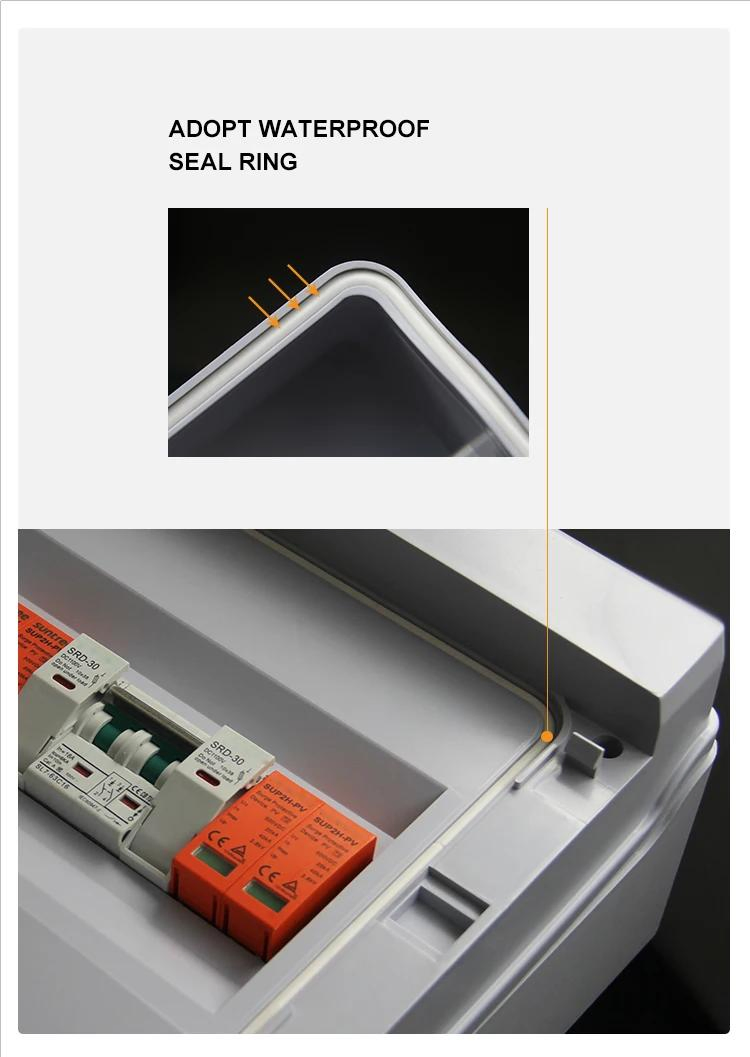 Factory Direct Solar Junction Box String Box for PV System with Fuse Wall Mounted PV Combiner Box