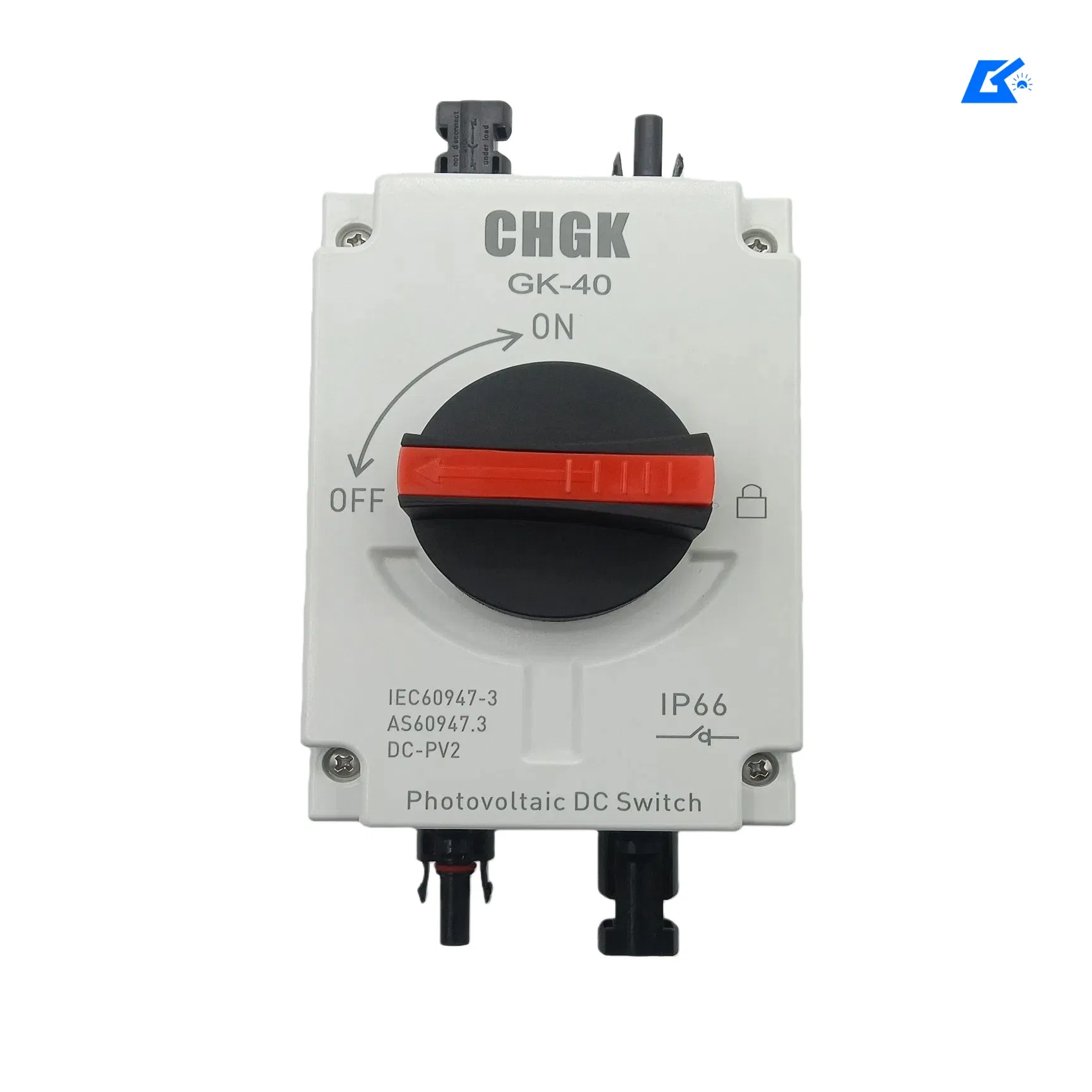 Solar DC Isolator Switch 4 Pole Compact Design for PV Array Safety IEC CE Standard