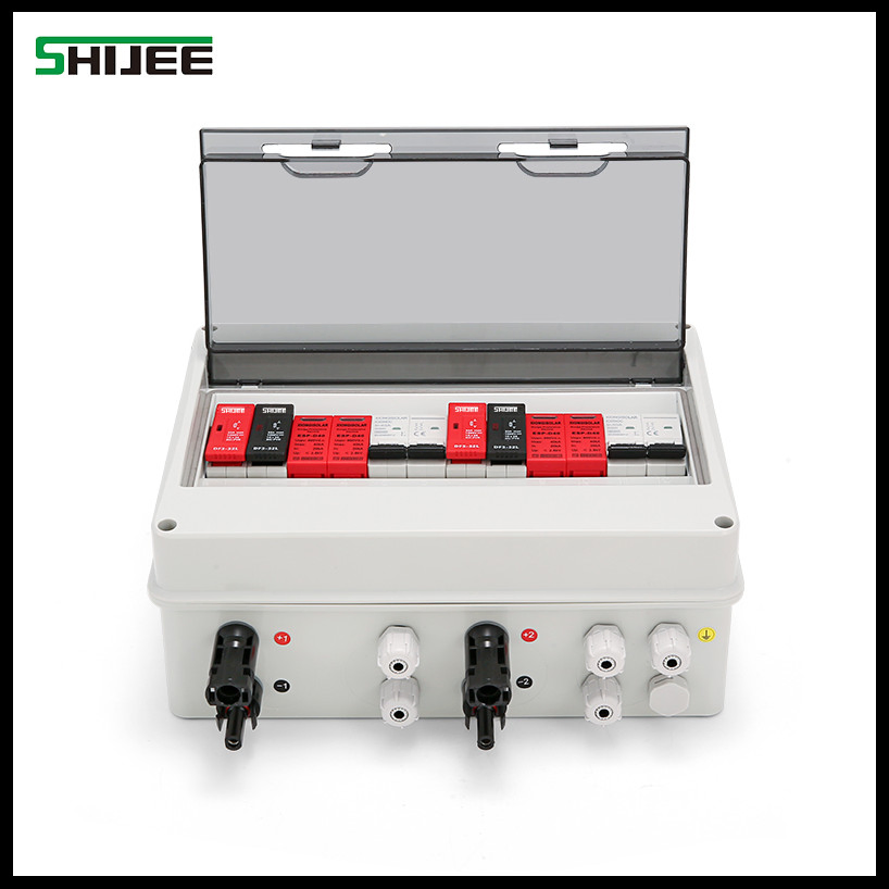 Shijee Waterproof IP65 Outdoor Solar Junction Box for Photovoltaic System Distribution Suzhou Photovoltaic DC PV Combiner Box