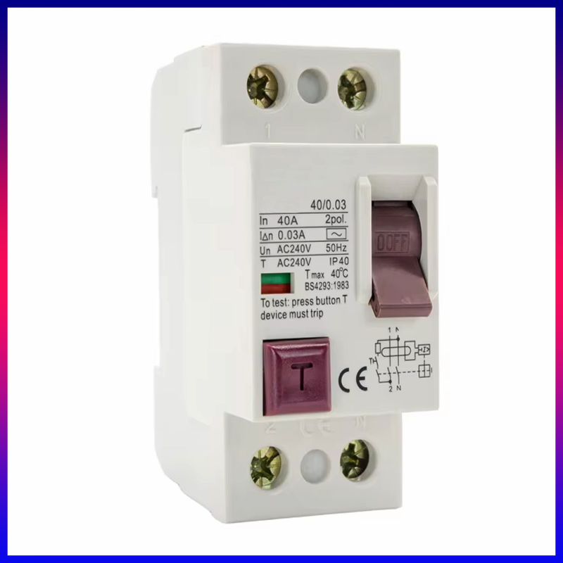 2p 4p Nfin RCD 25A-63A 230/400V Residual Current Devices Y30