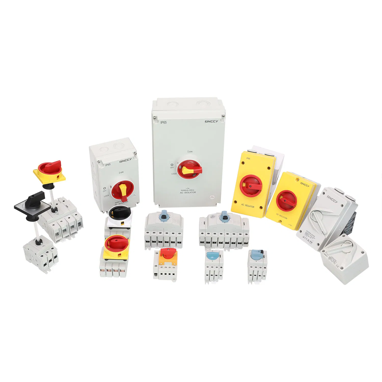 AC 500V 63A Enclosed Motor Disconnect Switch for PV System 2p