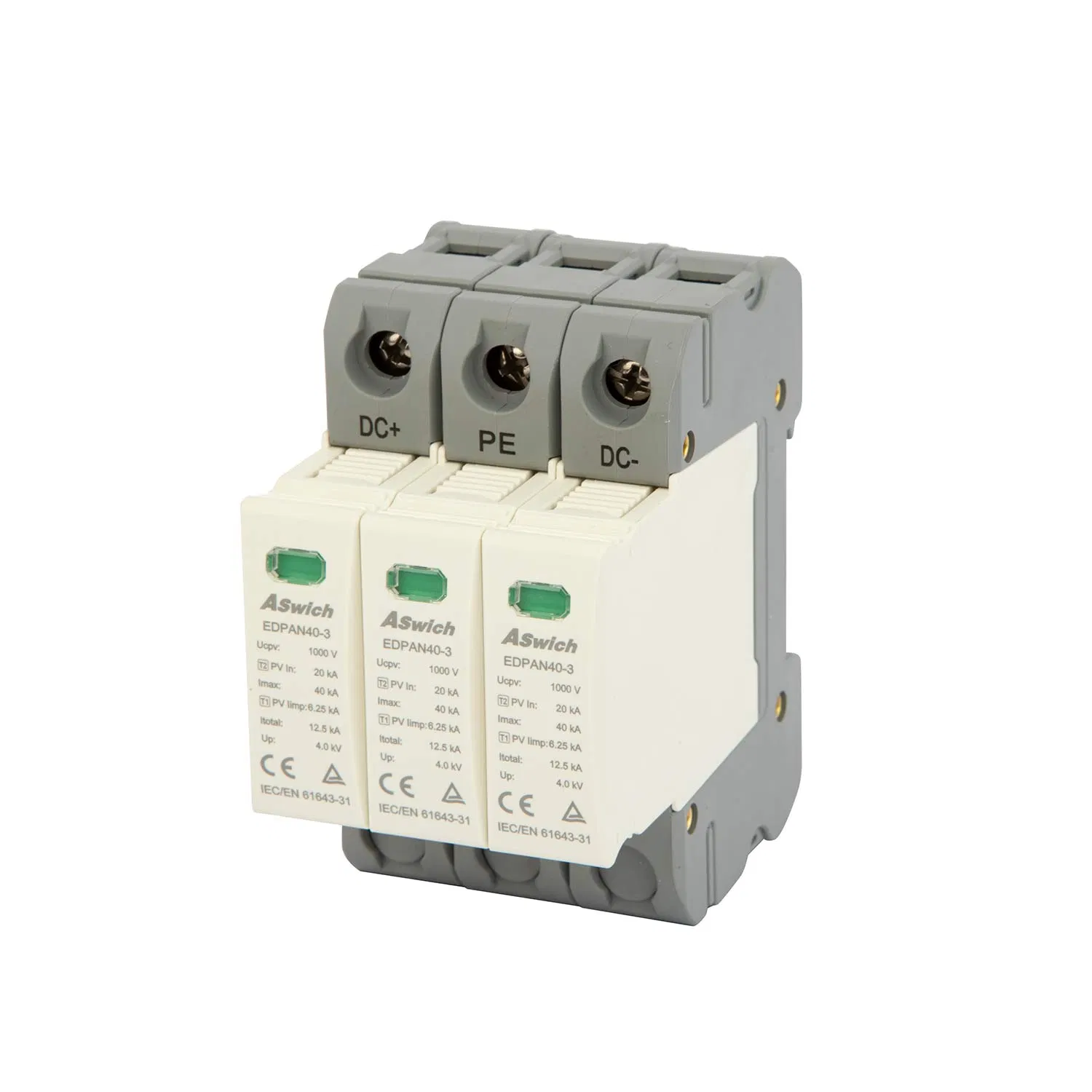 PV Type Power DC 1000V Surge Protection Solar Energy Devices