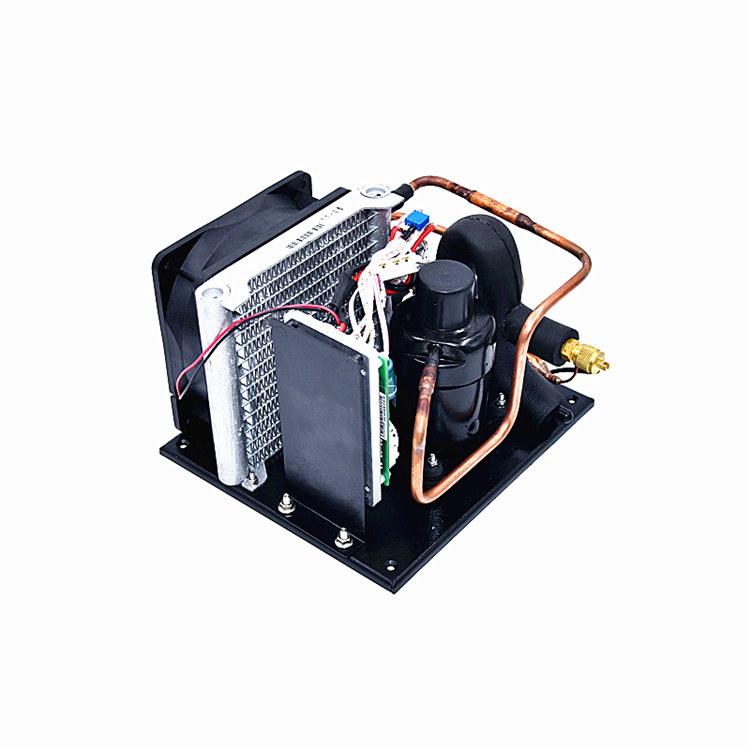 DC12V 300W Low Noise Smallest Condensing Unit for Mini Fridge Freezer Portable Air Conditioner Micro Chiller