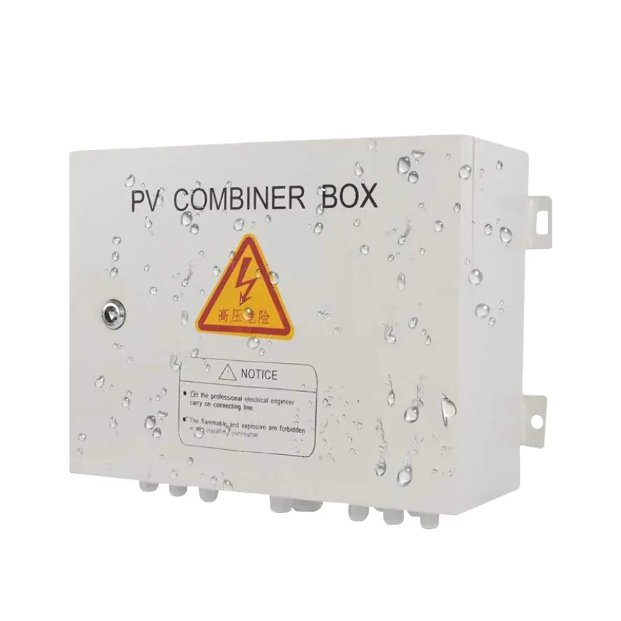 Cncsgk 16 in 1 out IP65 PV Junction Box 1000V 1500V 2 3 4 6 8 12 16 24 Strings DC Solar Array PV Combiner Box for Solar Panel