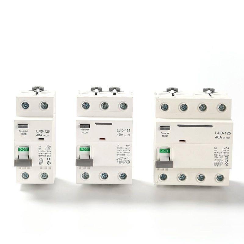 RCCB RCD Residual Current Device for Electrical Equipment EV Charger Solar Panel